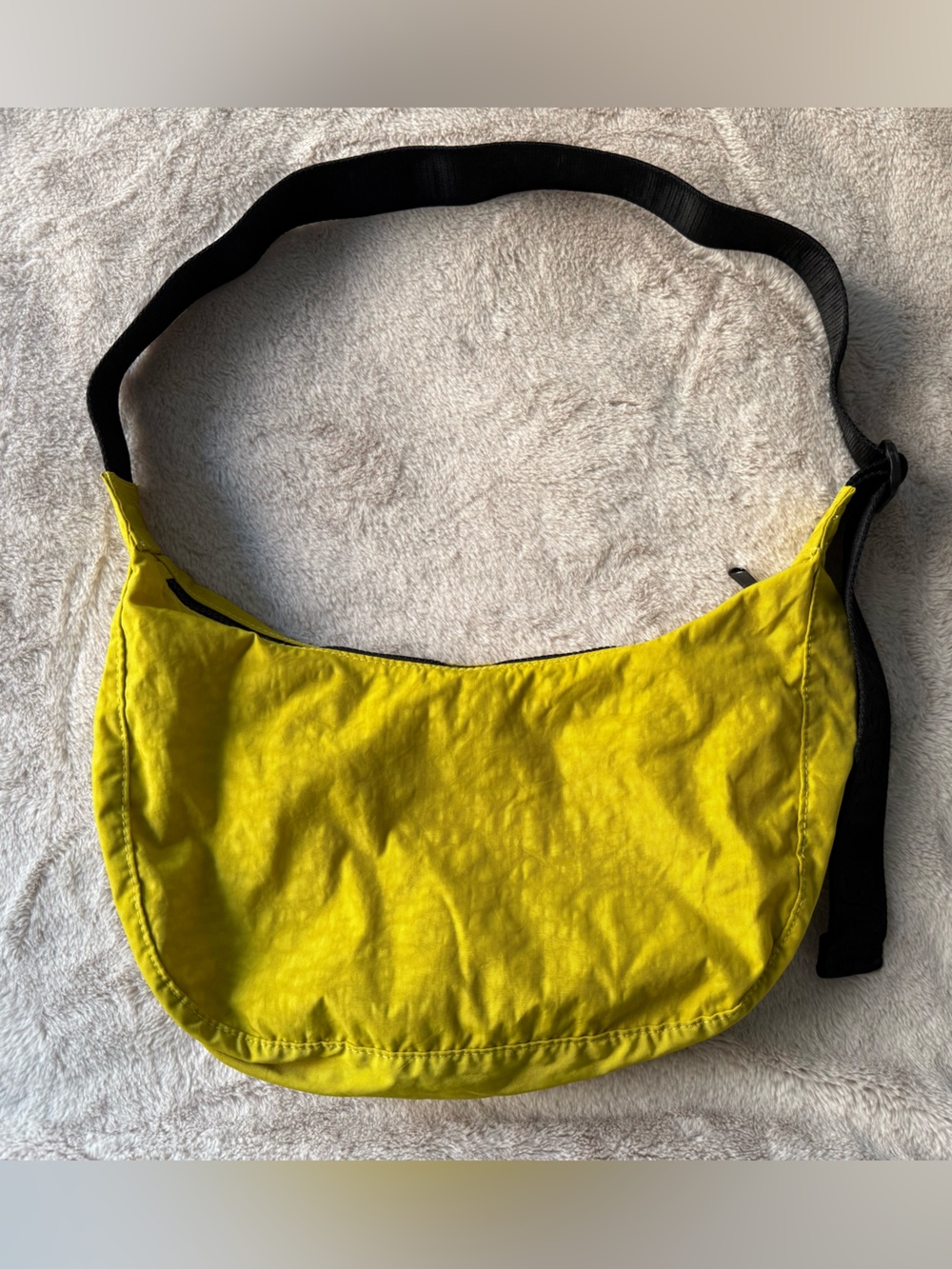 BAGGU Medium Nylon Crescent Bag Sour